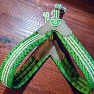 Hugo & Hudson Green EASY V HARNESSES (Size 5) with matching Green Mesh Leash